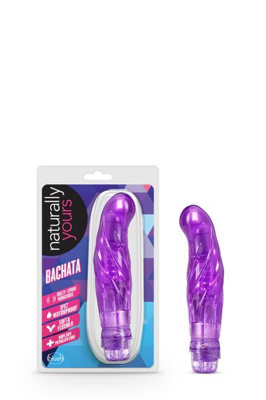 Вибратор гелевый Blush Naturally Yours Can-Can Purple sexstyle | Зображення 6