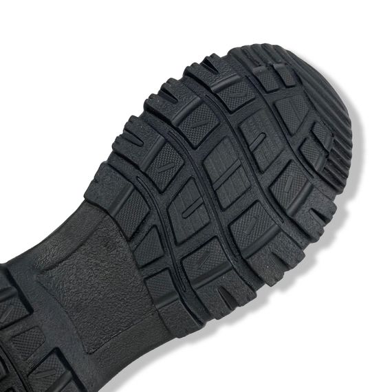 Кросівки літні на гумовій підошві зі збільшеною сіткою Розмір 44 Чорні | Зображення 3