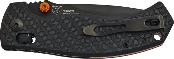 Ніж Fox Anzu BB CF Black, сталь - MagnaCut, руків’я - вуглецеве волокно, довжина клинка - 80 мм, довжина загальна -… | Зображення 2