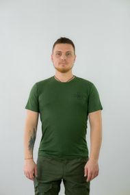 Футболка олива з емблемою ЗСУ