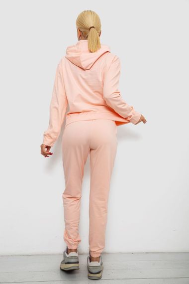Спортивный костюм женский двухнитка, цвет персиковый, 214R1419-004 | Зображення 8