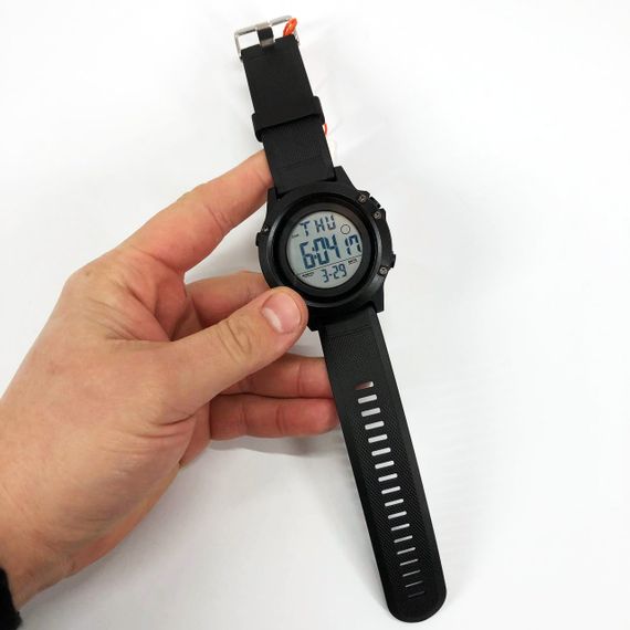 Годинник наручний чоловічий SKMEI 1508BKWT BLACK, годинник наручний електронний тактичний. Колір: чорний | Зображення 7