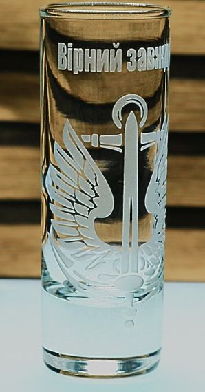 Рюмка 60 мл з гравіюванням Морської піхоти подарунок для військовослужбовця чарка стопка з логотипом морпіхів | Зображення 3