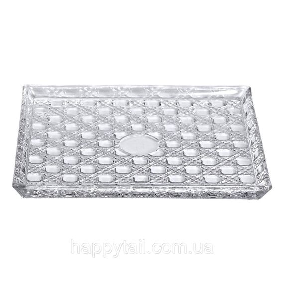 Блюдо для закусок Lirmartur скляне 24,5*20,5*2 см HP-YH-38 | Зображення 1