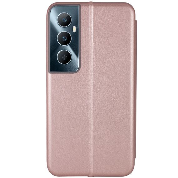 Кожаный чехол-книжка Classy для Realme C65 4G Rose Gold | Зображення 2