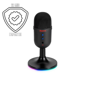 Игровой микрофон RGB MARVO MIC-06 |USB, AUX|, микрофон для игр, микрофон для стрима