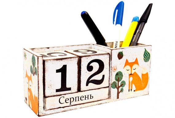 Набір для творчості "Декупаж" (D-001/1) Вічний календар-підставка | Зображення 1