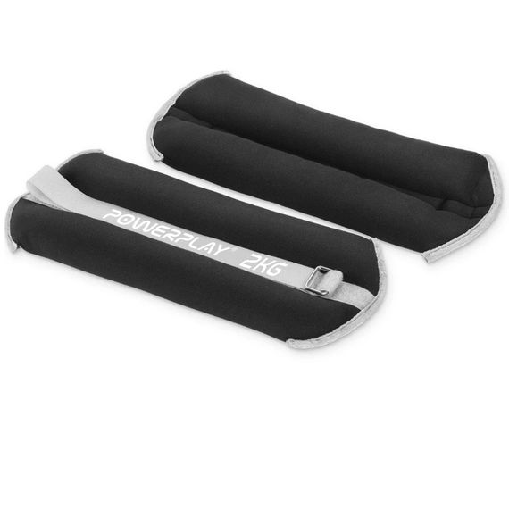 Обважнювачі-манжети для ніг та рук Паверплей PP-4349 Ankle/Wrist Weights (2шт.*2 kg) (пара) Чорні | Зображення 2