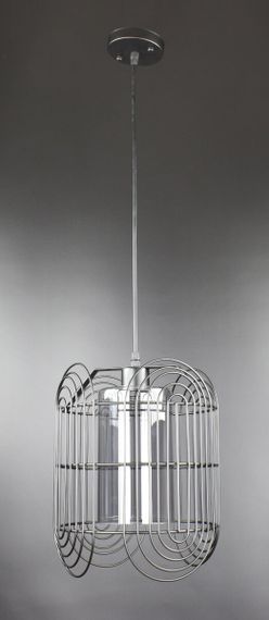 Люстра підвісна LOFT на 1 лампочку 26703 Чорний 40-130х25х25 см.