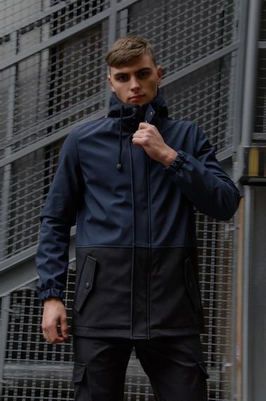 Куртка softshell Intruder "Citizen" синьо-чорна | Зображення 3