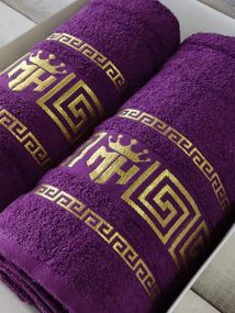 Рушники подарункові Moz versace mor набір 2шт