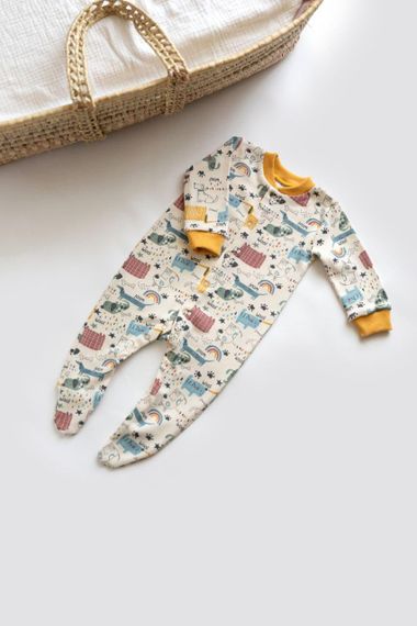 Чоловічки інтерлок принт Такси від 1 до 18 месяців