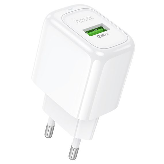 СЗУ 110-240V HOCO CS52A 1xUSB, 18W, White, Blister