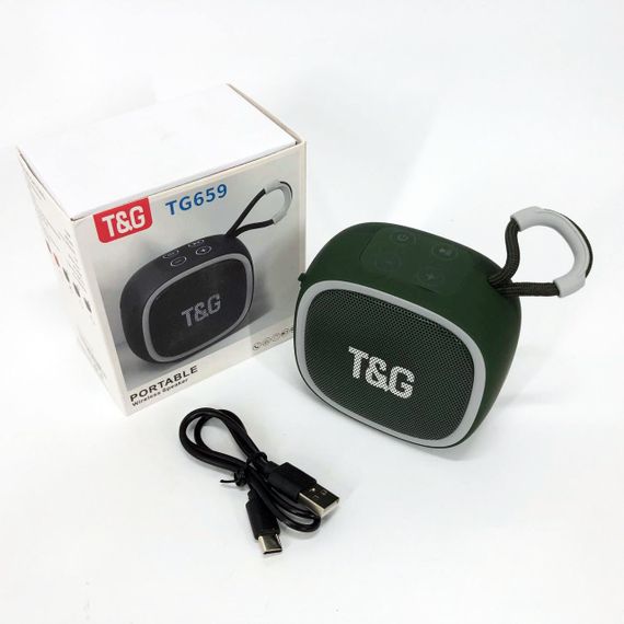Недорогі портативні колонки TG659, Колонка портативна акумуляторна, Bluetooth колонка з радіо SJ-63 | Зображення 9