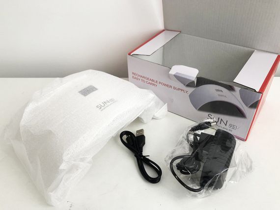 Подарочный набор: сушилка для ногтей UV LAMP Sun 9S + фрезер для маникюра Beauty TP-319 nail DM-14 | Зображення 5