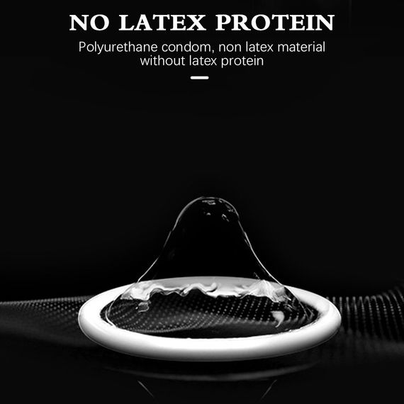 Надтонкі презервативи OLO 001 поліуретанові (не містять латекс), 1 презерватив в пакованні sexstyle | Зображення 2