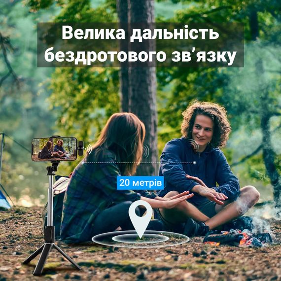 Беспроводной петличный Lightning микрофон Savetek P28 для Apple iPhone, iPad, 2.4 ГГц | Зображення 6