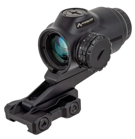 Приціл призматичний Primary Arms SLx 3X MicroPrism сітка ACSS Raptor 7.62X39/300BLK Yard. Black | Зображення 1