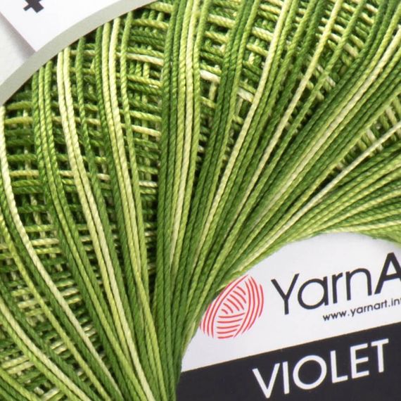 Пряжа YarnArt Violet Melange номер кольору 0188 бавовна 100% пряжа ярнарт віолет меланж | Зображення 1