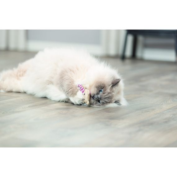 Іграшка Trixie для котів Ведмідь тканина з котячою м ятою 12 см | Зображення 6