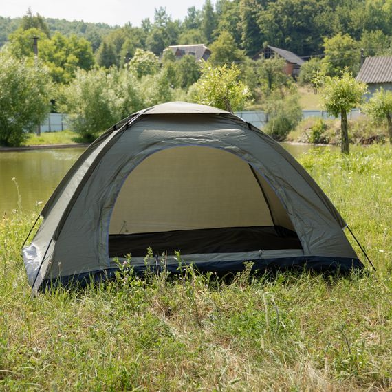 Намет двомісний 200×150×120 (см) кемпінговий туристичний для риболовлі, полювання LU-025GR Хакі | Зображення 2