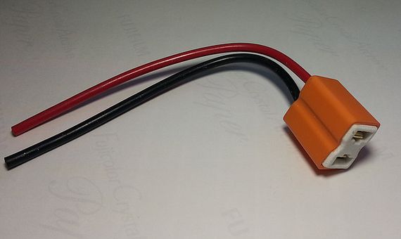 Роз'єм (сокет) "мама" універсальний з дротами  для ламп H7 SOCKETS | Зображення 1