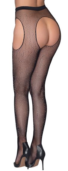 Колготки - 2530295 Cottelli Collection Sex Tights S-L | Зображення 4