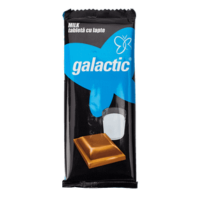 Шоколад молочний Galactic Milk без добавок, 90 г