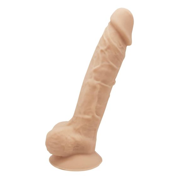 Фаллоимитатор SilexD Tomas Flesh (MODEL 1 size 9in), двухслойный, силикон+Silexpan, диаметр 4,9см Sex Aura | Зображення 1