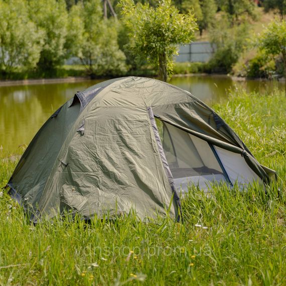 Намет двомісний 210×160×120 (см) кемпінговий туристичний LU-017 Хакі | Зображення 3