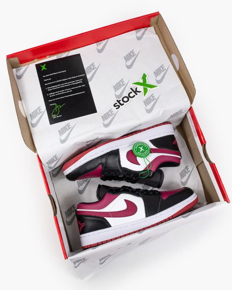 Кросівки Air Jordan Low Black Dark Beetroot ТОП В'єтнам [36 - 41 р.] | Зображення 7