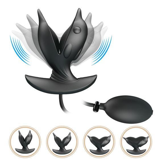 Анальна пробка - Pretty Love Hanson Anal Plug Black sexstyle | Зображення 5