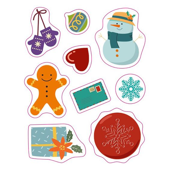 Вітальна листівка "Лист Святому Миколаю" 1012001 з наліпками | Зображення 2