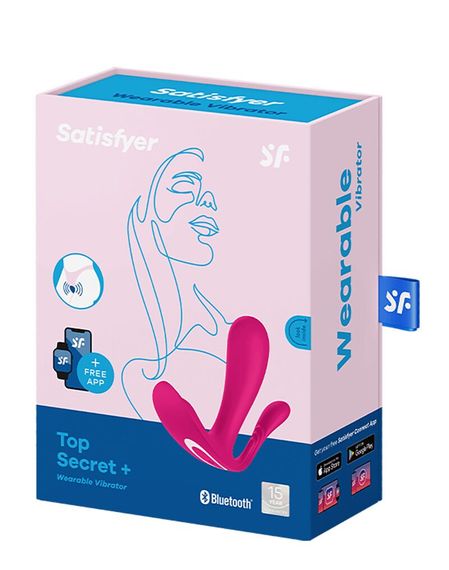 Подвійний смарт-вібратор у трусики Satisfyer Top Secret+ Pink | Зображення 5