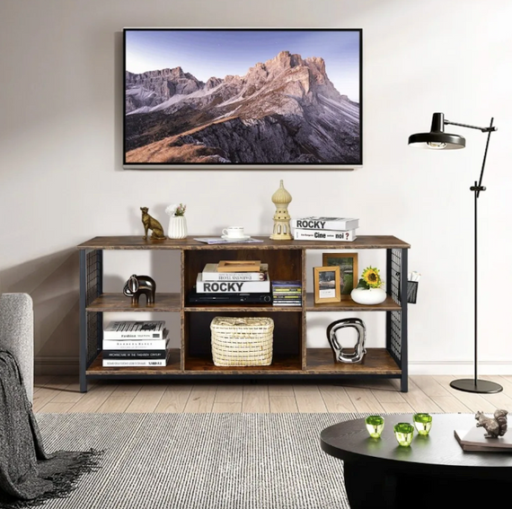 Тумба під ТВ Costway Ketrin в стилі Loft | Зображення 1