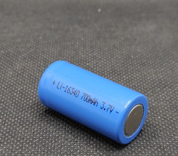 Аккумулятор Молния 16340 3.7v 700mAh  ( 1шт. ) | Зображення 1