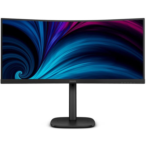 TFT 34" Philips 34B2U3600C, WQHD, VA, 120Гц, вигн., HDMI, DP, USB-C, RJ-45, USB-hub, HAS, чорний | Зображення 2