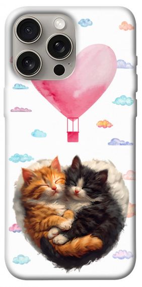 Чохол з картинкою Animals love 3 для Apple iPhone 15 Pro Max (6.7")