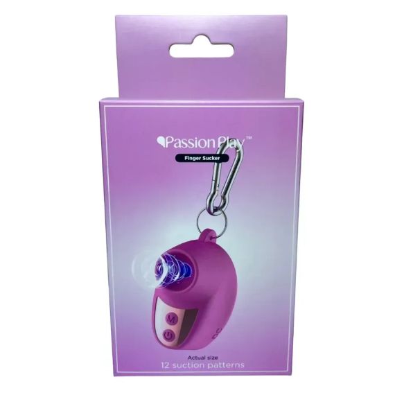 Брелок-вакуумный вибростимулятор для клитора Passion Play, 10 режимов + 3 стимуляции, розовый sexstyle | Зображення 7