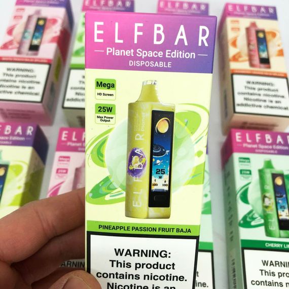 ELF BAR Planet 25000. Ананас Маракуйя Баха (Pineapple Passion Fruit Baja) | Зображення 1