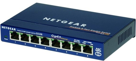 Коммутатор NETGEAR GS108GE 8xGE, неуправляемый (GS108GE) | Зображення 2