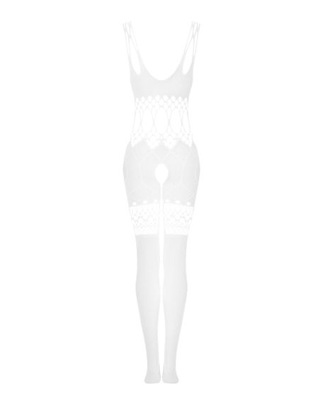 Комбінезон-сітка Obsessive G330 Білий XL/2XL | Зображення 4