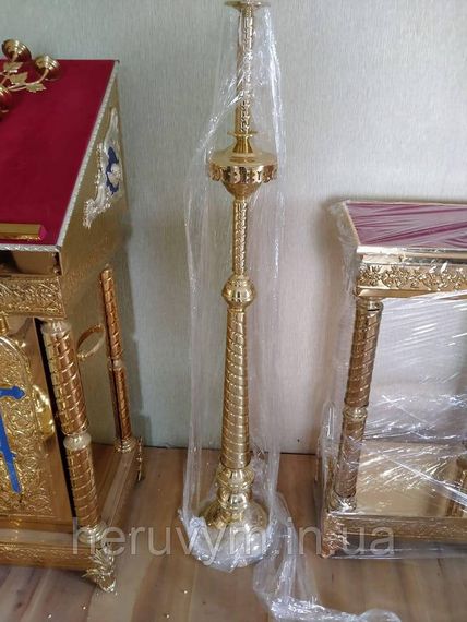 Підсвічник виносний конус із коронкою | Зображення 1