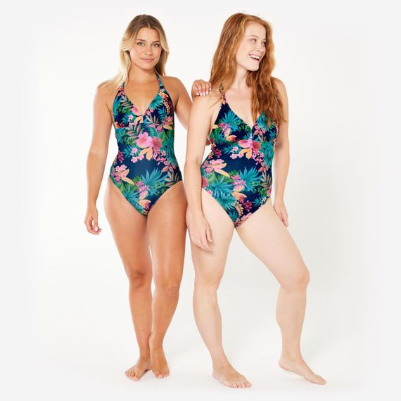 Купальник суцільний Clea жіночий для серфінгу синій з принтом - M | Зображення 1