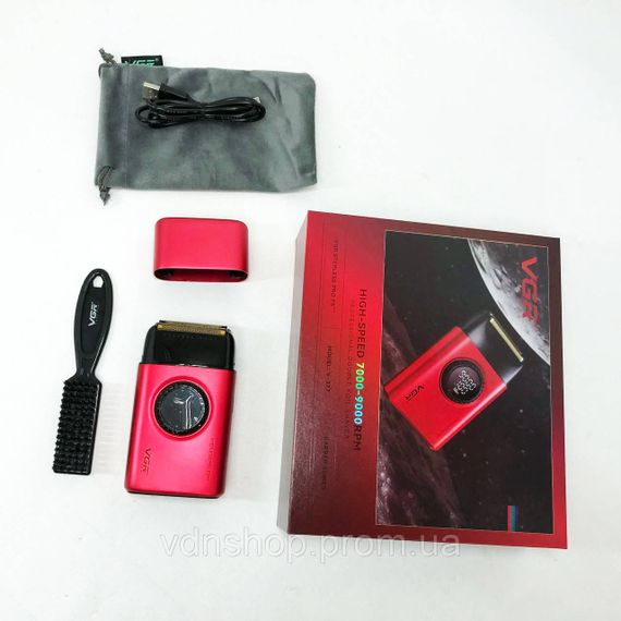 Професійна електробритва VGR, Чоловіча водонепроникна акумуляторна бритва, Бритви акумуляторні YH-52 | Зображення 2