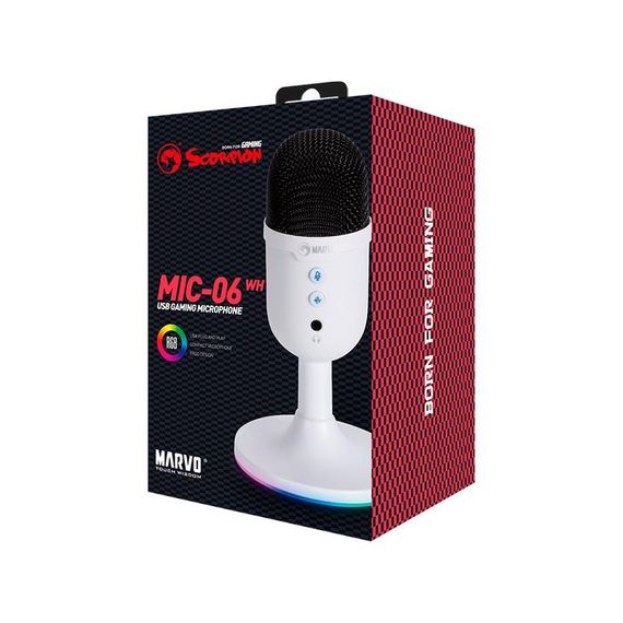 Мікрофон ігровий RGB MARVO MIC-06 | Зображення 4