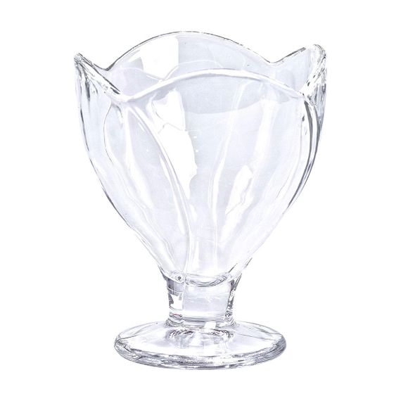 Набор креманок на ножке 6 шт креманки стеклянные для десертов, мороженого, желе набор 180 мл HP-YH-64 | Зображення 3