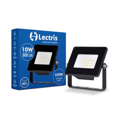 Прожектор Lectris 10W 900Лм 6500K 185-265V IP65 (1-LС-3001)
