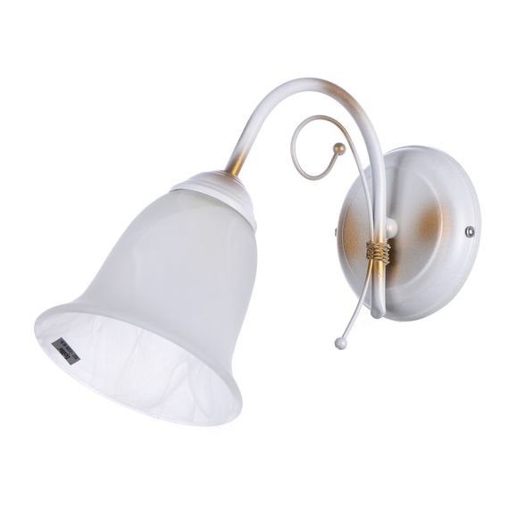 Бра настенное накладное классическое BKL-470W/1 E27 WH
