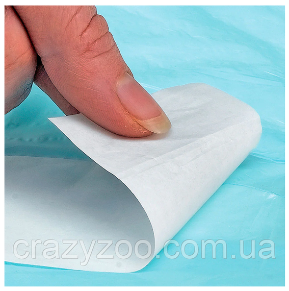 Пелюшки для собак Ferplast Genico Medium з клейкими краями 10 шт 60х60 см 85330811 | Зображення 2